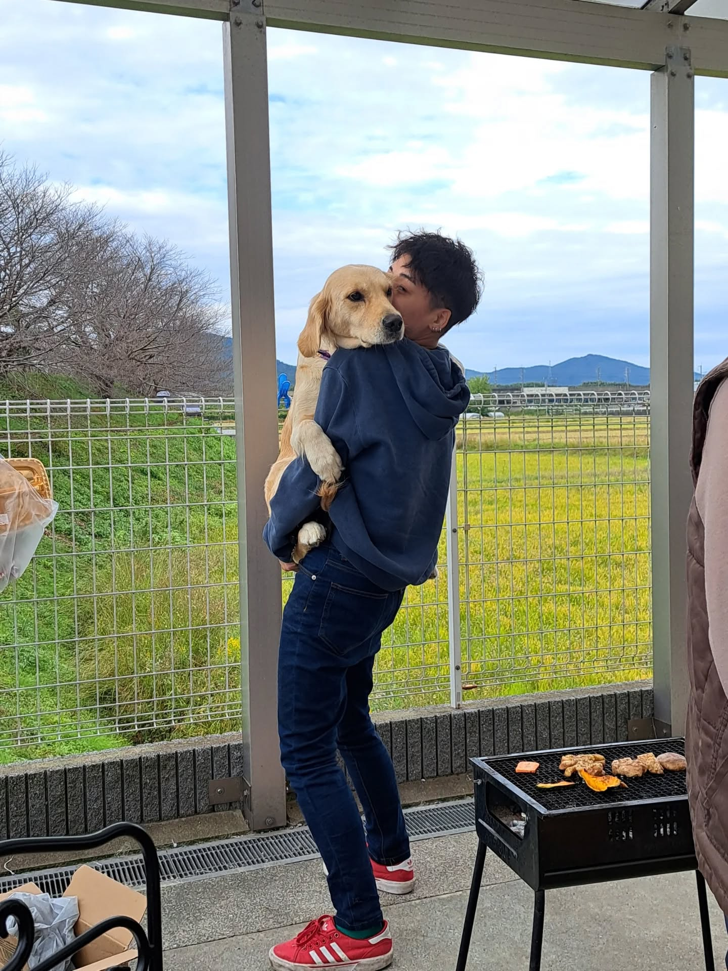 昨日のバーベキューは、